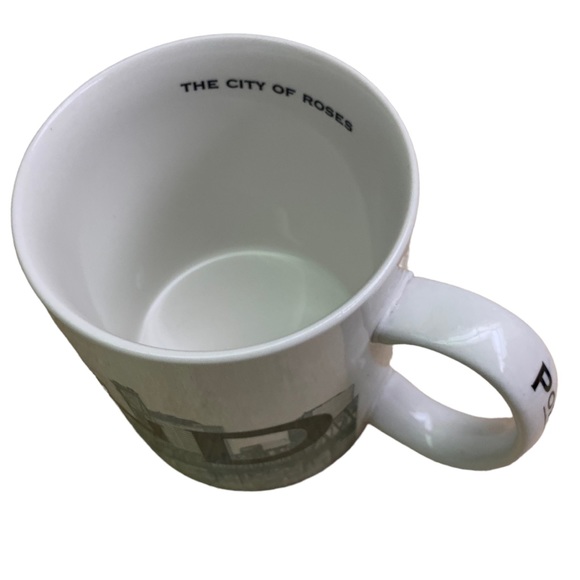 VTG Starbucks 2002 PORTLAND Skyline Architectural Collectible Coffee Cup 18 oz - Picture 6 of 8